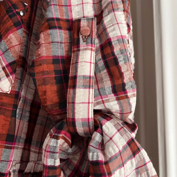 Torrid Plaid Dress , Size 00, m/l or 10 - Picture 4 of 5